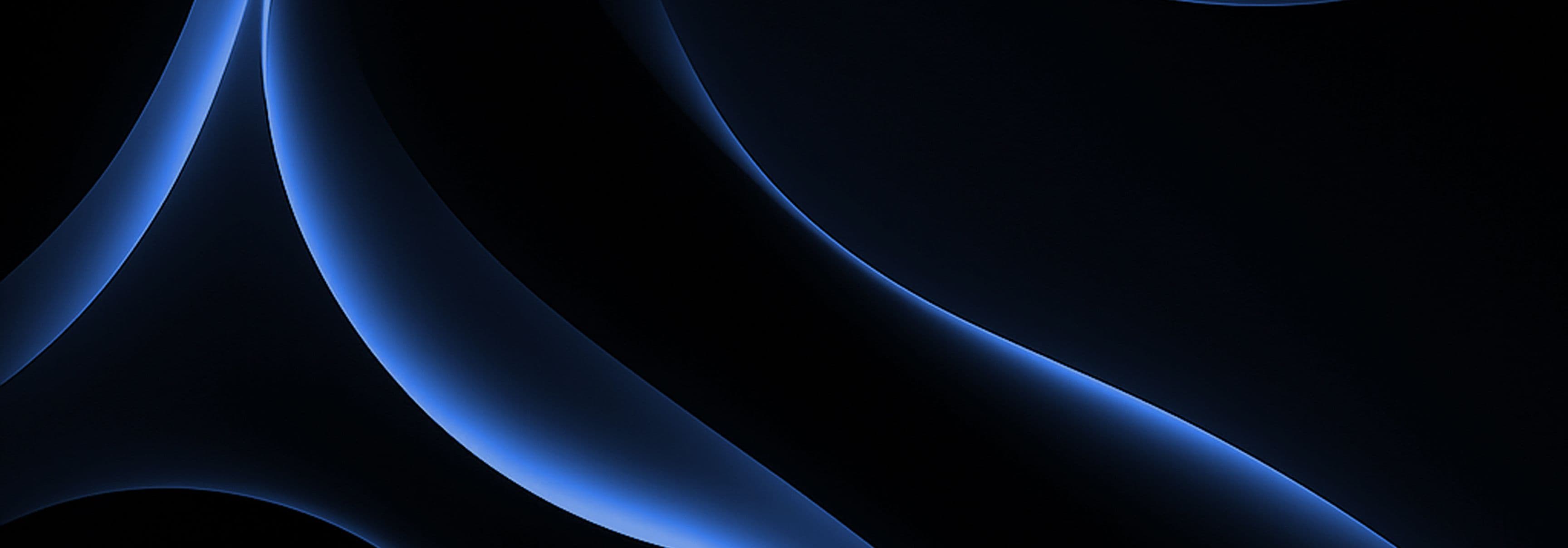 Blue waves abstract background