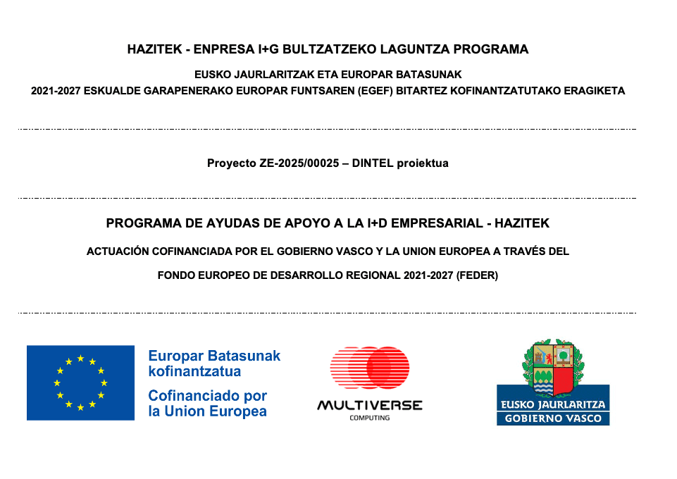 Proyecto ZE-2025/00025 – DINTEL proiektua