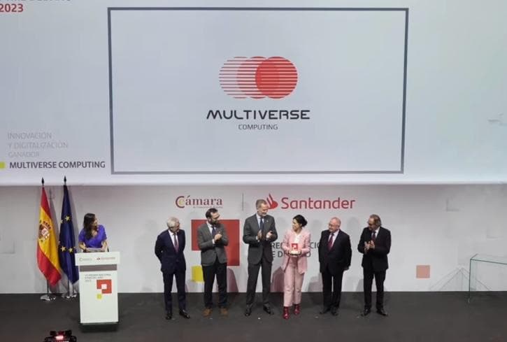 Multiverse Computing receives the “National SME of the Year Award” in the innovation and digitalization category